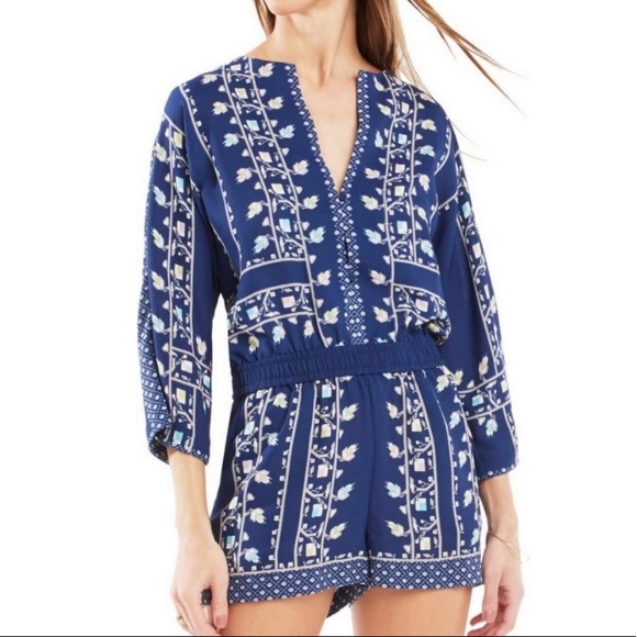 BCBGMaxAzria Pants - BCBGMAXAZRIA Floral Romper